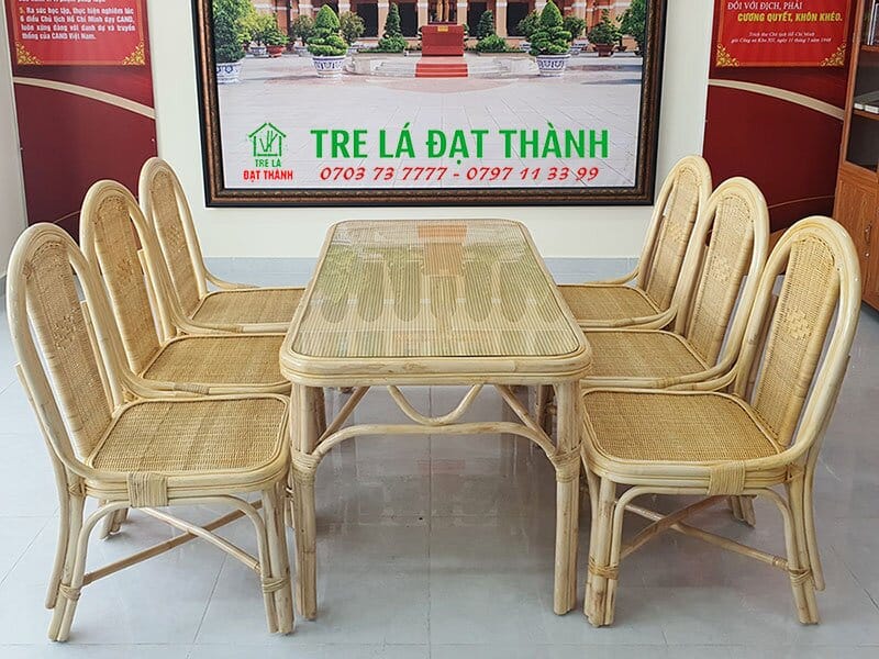 Ghế Thonet Mặt Mây - GTMM001